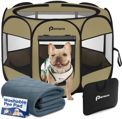 Persure Dog Cat Playpen Tent Crate Cage by PERSURE