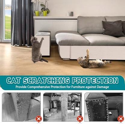 LSGCQ Cat Scratch Mat Self Adhesive Cat Scratch Furniture Protector - Image 5