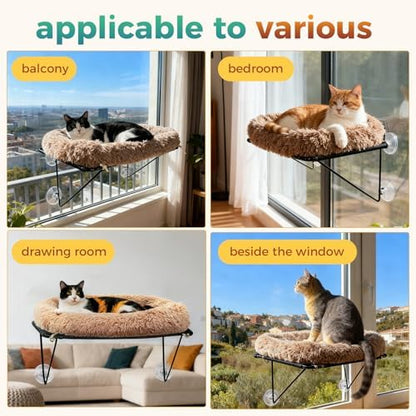 Cat Window Perch, Cordless Cat Hammock Window Seat - Image 6