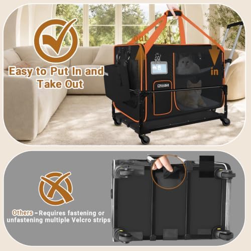 Petskd Side Expandable Extra Large Cat Carrier - Image 2