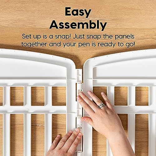 IRIS USA 8-Panel Dog Playpen, Pet Enclosure - Image 5
