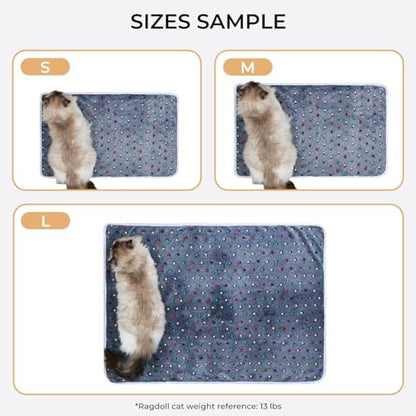 Luciphia 1 Pack 3 Blankets Super Soft Cute Dot Pattern Pet Blanket Flannel Throw - Image 3