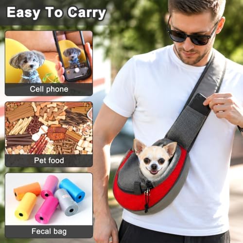 Pet Sling Carrier for Small Dogs & Cats - Image 6