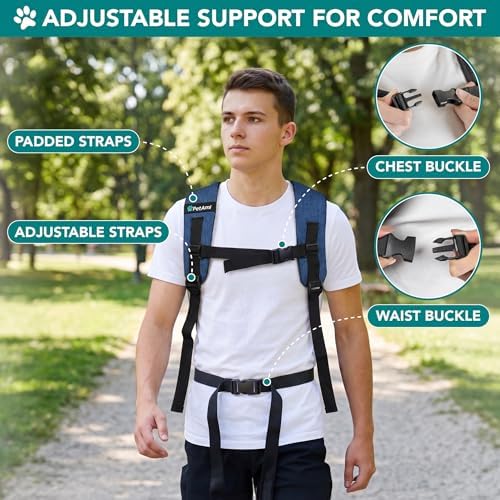 PetAmi Expandable Dog Cat Backpack Carrier, Airline Approved - Image 6