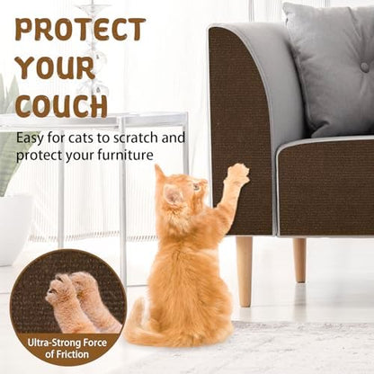 LSGCQ Cat Scratch Mat Self Adhesive Cat Scratch Furniture Protector - Image 4