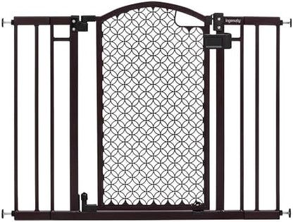 Ingenuity Decorative Panel Tall Baby Gate & Dog Gate, Hardware or Pressure by Ingenuity
