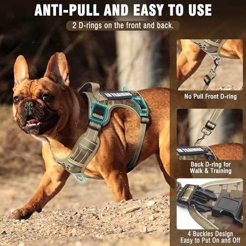 Tactical Dog Harness and Leash Set - Image 3