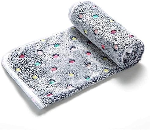 1 Pack 3 Blankets Super Soft Cute Dot Pattern Pet Blanket Flannel Throw - Image 4