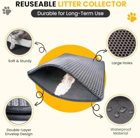 Andalus Brands Medium Cat Litter Mat - Image 6