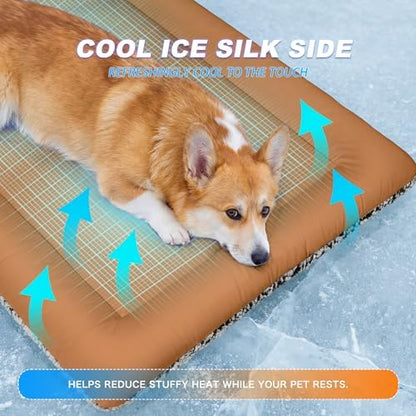 Self Warming Cat Bed, Reversible Cooling Mat - Image 4
