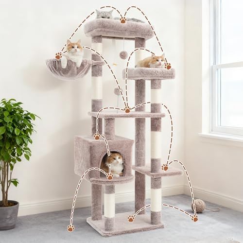 Gitelsnour 55.1'' Cat Tree Tower - Image 6