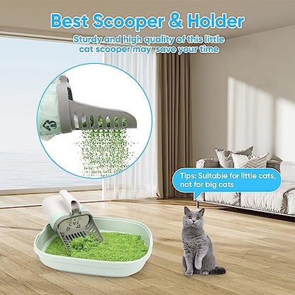 Cat Litter Scooper with Holder, Upgraded Cat Litter Shovel with 135 Bags - Image 7