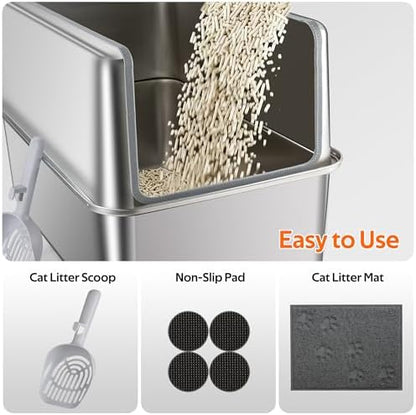 Stainless Steel Litter Box - Image 6
