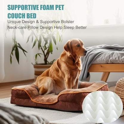 Sweetcrispy Orthopedic Large Dog Bed, Waterproof Pet Sofa Supportive Bed - Image 3