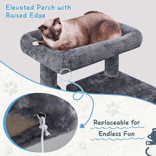 Yaheetech 40in Cat Tree for Indoor Large Cats - Image 4