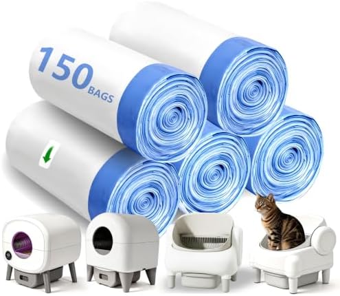Cat Litter Box Liners 150 Count by Decalare