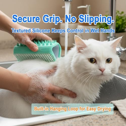 3-in-1 Triangular Dog Bath Brush - Image 5