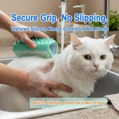 3-in-1 Triangular Dog Bath Brush - Image 5