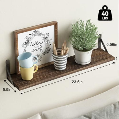 YGEOMER 23.6 in Floating Shelves - Image 3