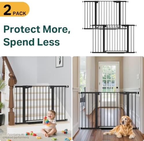 Cumbor 2-Pack 30-48 in Baby Gate - Image 2