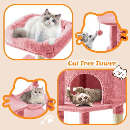 DUMOS Small 44 Inch Cat Tree Tower - Image 6