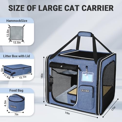 Petskd Combinable Large Cat Car Travel Carrier - Image 2