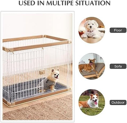 BVAGSS Reversible Dog Crate Pad, Memory Foam Pet Bed Mat, Soft Warm Machine - Image 5