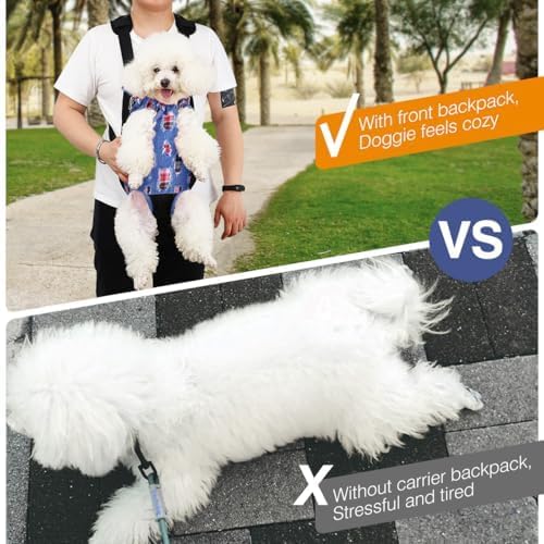 Pawaboo Dog Backpack Carrier, Front Chest Carrier - Image 6