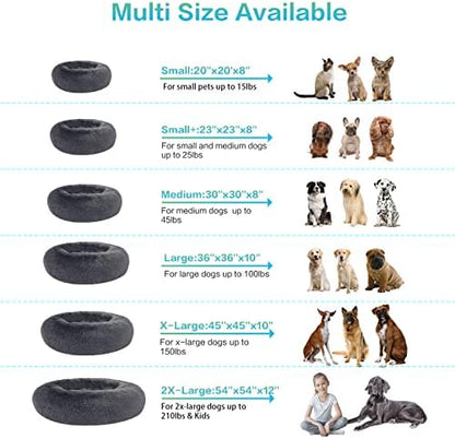 SAVFOX 36 inches Calming Donut Dog Bed - Image 5