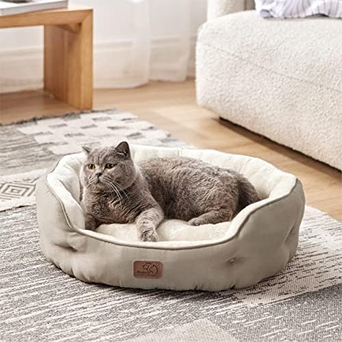 Bedsure Small Dog Bed Washable, Round Cat Beds - Image 2