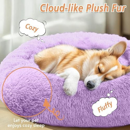 JOLLYVOGUE Calming Small Dog & Cat Bed - Image 2