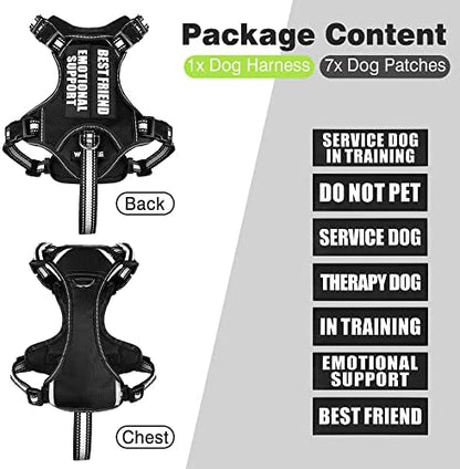 WINSEE Service Dog Vest No Pull Dog Harness - Image 6