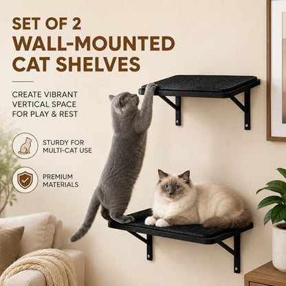 Cat Wall Shelves Set of 2 - Image 2