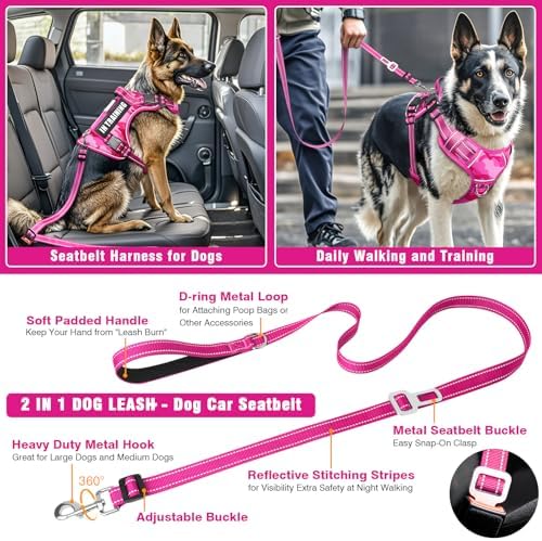 Tactical Service Dog Vest and Leash Set - Image 4