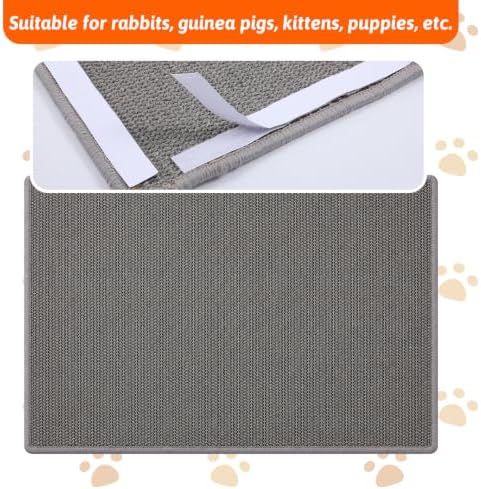2 Pcs Cat Scratcher Mat 23.6 X 15.7Inch Natural Sisal Cat Scratching Carpet - Image 4