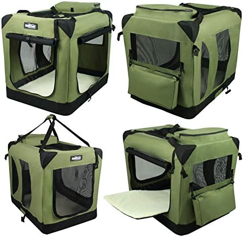 EliteField 3-Door Soft Dog Crate - Image 3