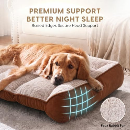 Orthopedic Dog Beds Large Sized Dog, Washable Dog Bed - Image 2