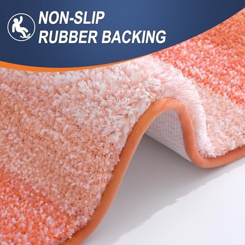 OLANLY Bathroom Runner Rug 47x17, Extra Soft Absorbent Microfiber Bath Rugs - Image 5