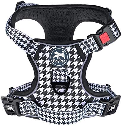PoyPet Plaid Dog Harness Large, No Pull Vest by PoyPet