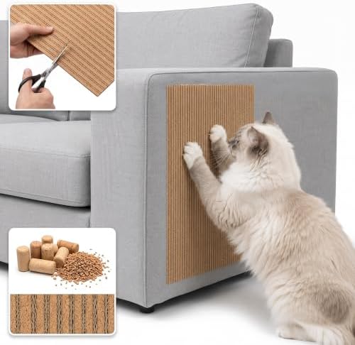 PawsPik Flexible Cork Cat Scratch Mat by PawsPik