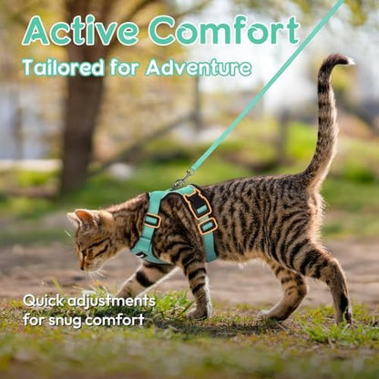 Dooradar Cat Harness and Leash Set, Adjustable and Escape Proof - Image 5