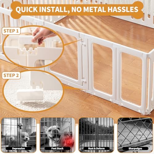 Acrylic Dog Playpen Indoor, Puppy Pens - Image 6