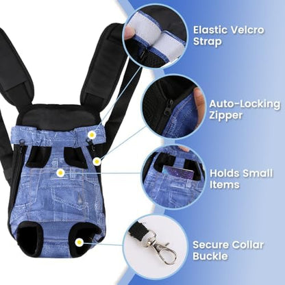 Mosago Dog Backpack Carrier, Front Chest Carrier - Image 5