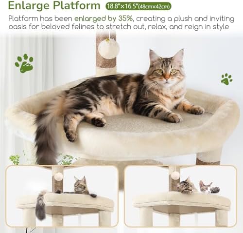 Globlazer 65in Sturdy Cat Tree Tower - Image 2
