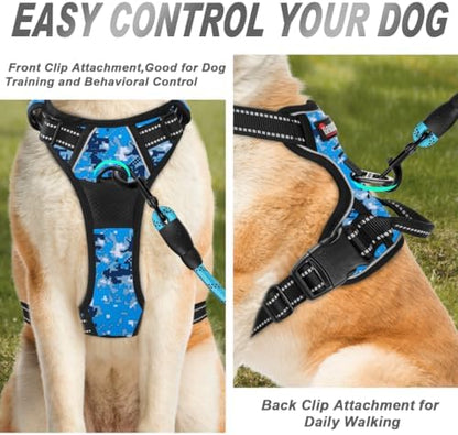 BARKBAY Dog Harness No Pull for Large Dogs Front Back Clips, Dog Vest - Image 2