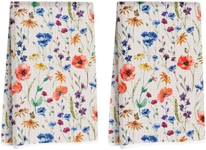 Vintage Flower Kitchen Towels by NISTOMISU
