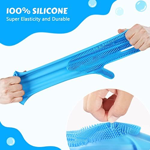 Pecute Silicone Pet Grooming Gloves - Image 4
