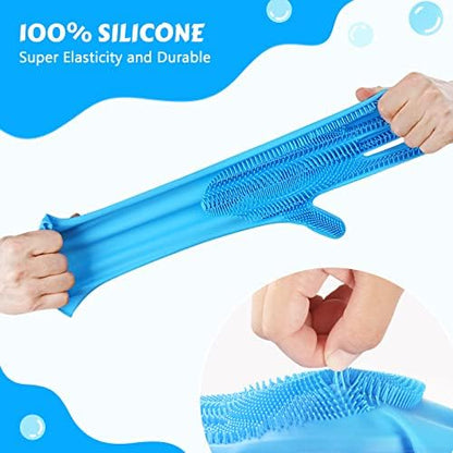 Pecute Silicone Pet Grooming Gloves - Image 4