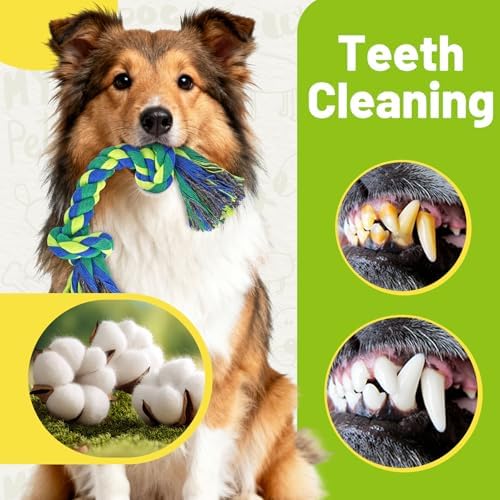 9-Pack Dog Rope Toys for Large Dogs – Strong Tug Toys for Aggressive Chewers - Image 5