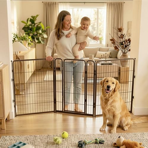 FXW Dog Gate, Extra Wide Adjustable by FXW